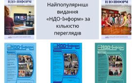 Найпопулярніші видання «НДО-Інформ» за кількістю переглядів Найпопулярніші видання «НДО-Інформ» за кількістю переглядів