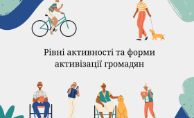 Рівні активності та форми активізації громадян Рівні активності та форми активізації громадян